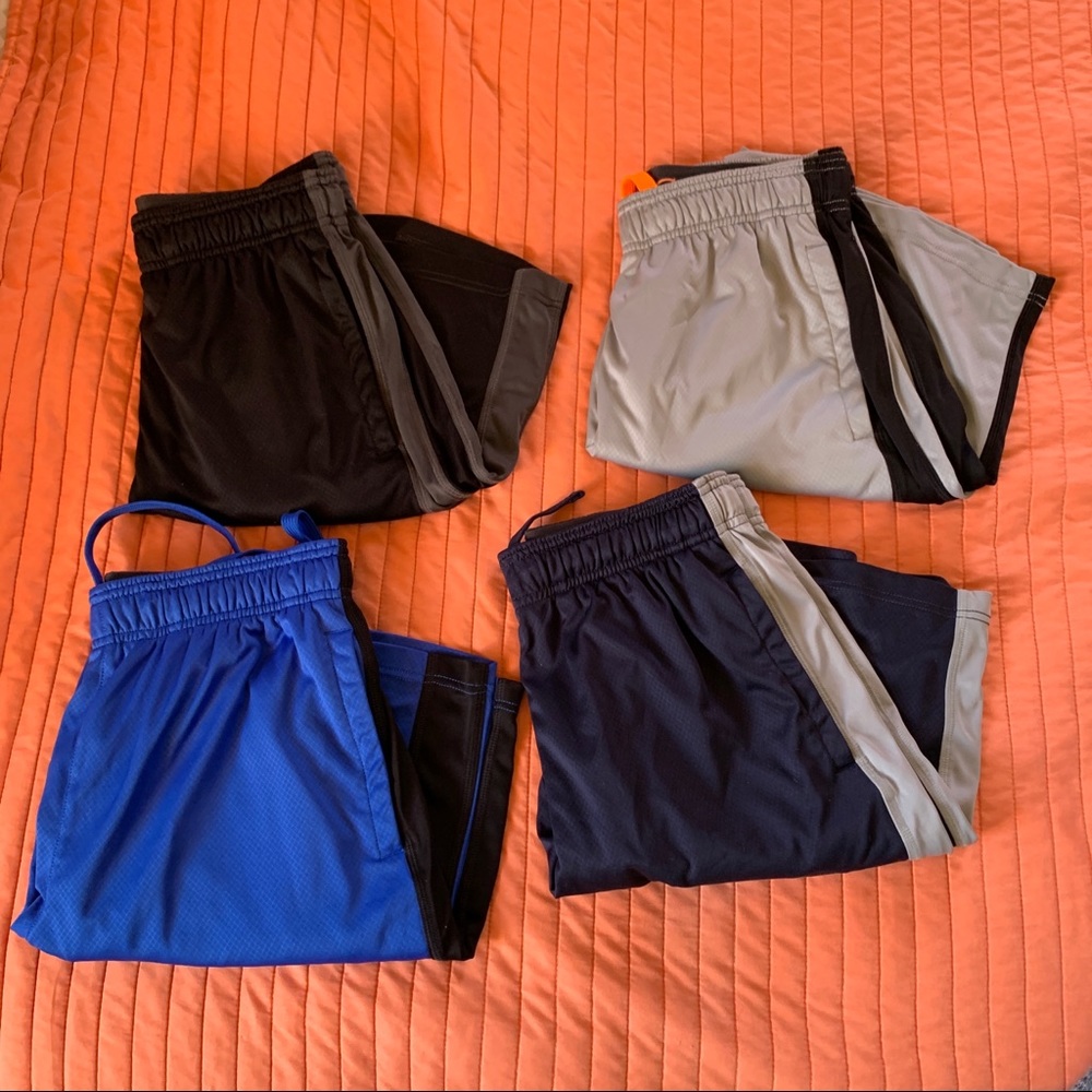 (Lot of 4) Basketball / Athletic Shorts | S + XS